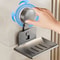 Suction Cup Wall Mounted Soap Holder With Drain Rack Bathroom Storage Organizer 1