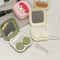 Portable Cute Sausage Style Contact Lens Case With Tweezer And Suction Stick Set 1