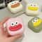 Portable Cute Sausage Style Contact Lens Case With Tweezer And Suction Stick Set 4