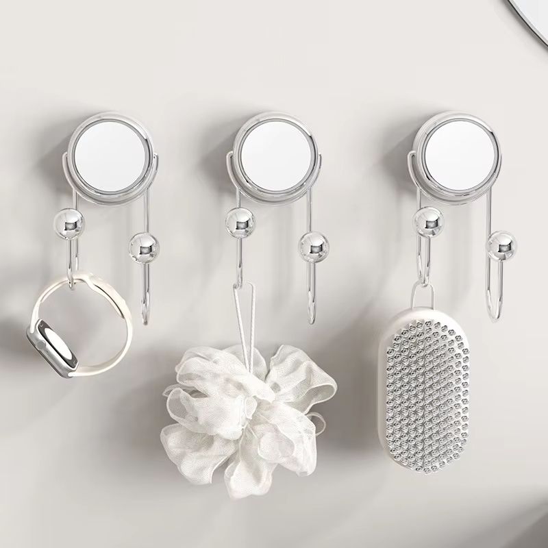 MultiFunction Suction Cup Wall Hooks Strong Load Bearing No Punching Bathroom And Kitchen Organizer 1