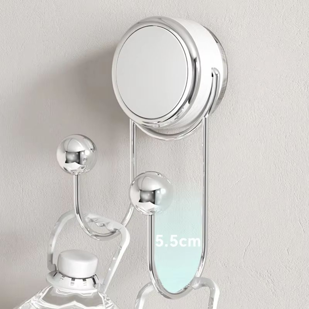MultiFunction Suction Cup Wall Hooks Strong Load Bearing No Punching Bathroom And Kitchen Organizer 4