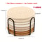 8 Piece Woven Drink Coaster Set With Holder High Temperature Resistant Absorbent Coasters 1