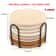 8 Piece Woven Drink Coaster Set With Holder High Temperature Resistant Absorbent Coasters 7