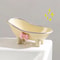 Creative No Punching Bathtub Soap Box Wall Mounted Soap Holder Bathroom Storage Rack 2