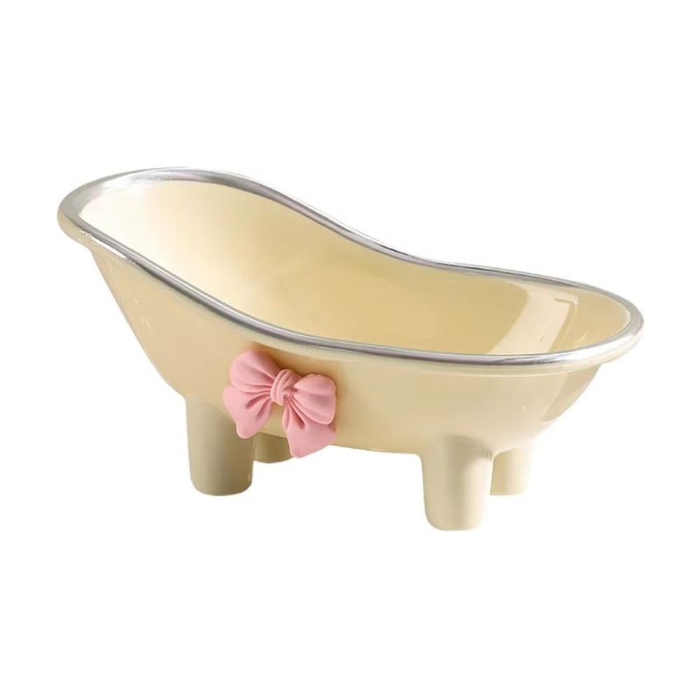 Creative No Punching Bathtub Soap Box Wall Mounted Soap Holder Bathroom Storage Rack 7