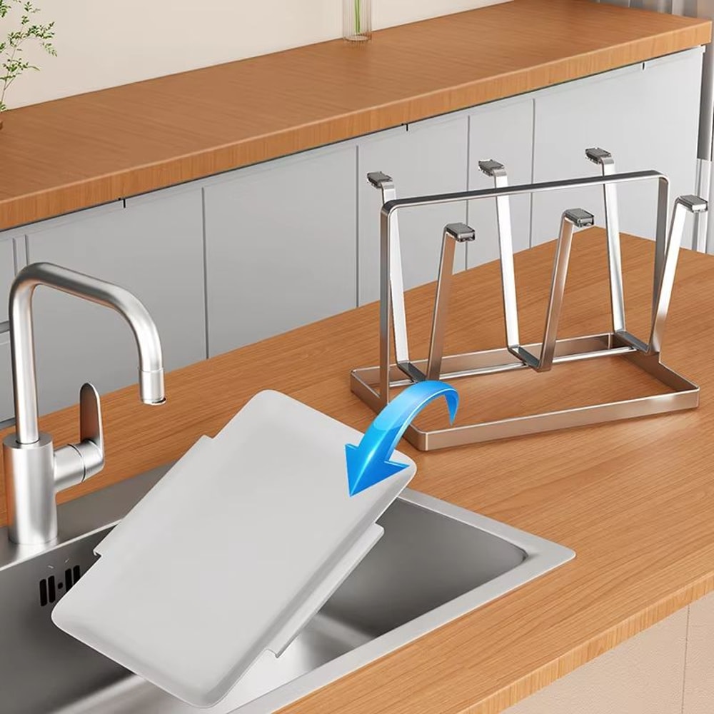 Stainless Steel Cup Holder With Drip Tray AntiSlip DustProof Glass Cup Stand 2