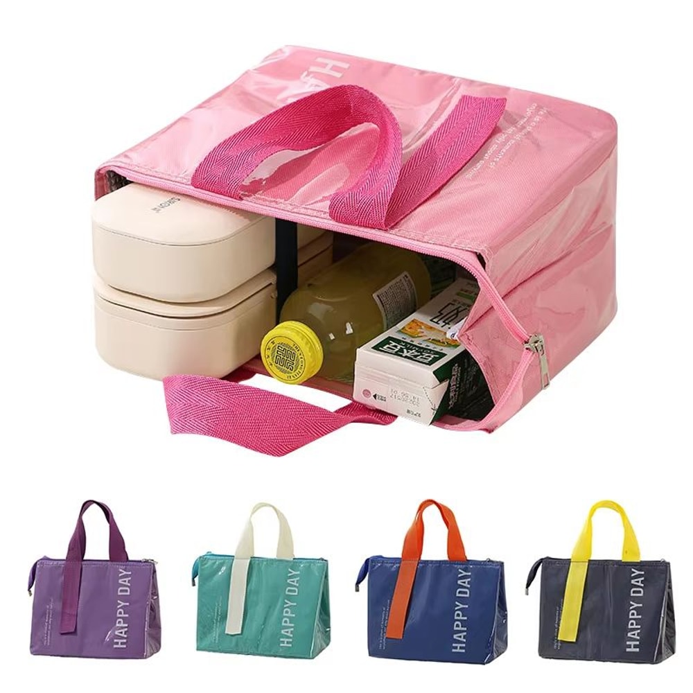 Insulated Lunch Box Bag Waterproof Thermal Food Storage Tote Bag 4