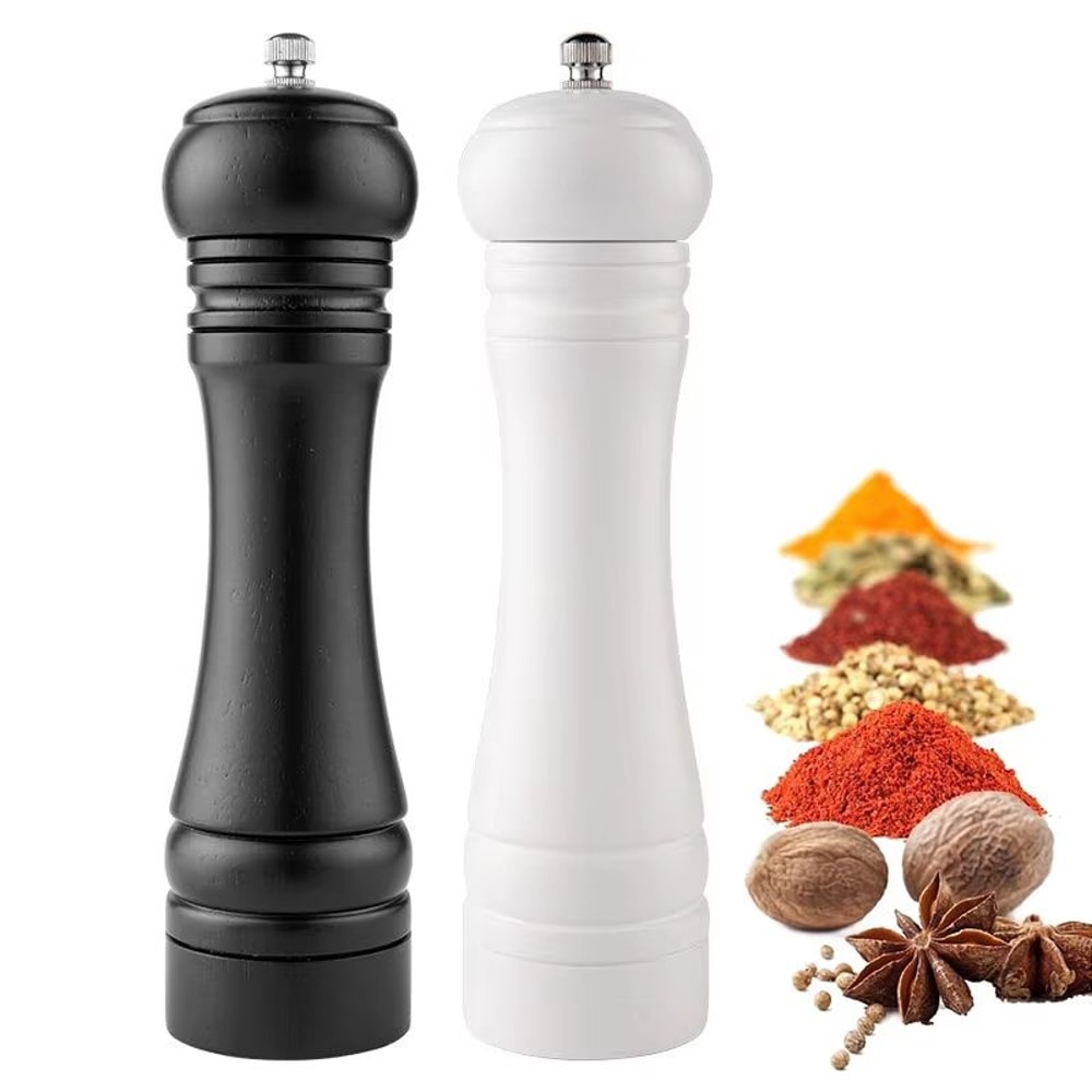 Manual 8Inch Salt And Pepper Grinder Adjustable Ceramic Spice Mill For Kitchen 1