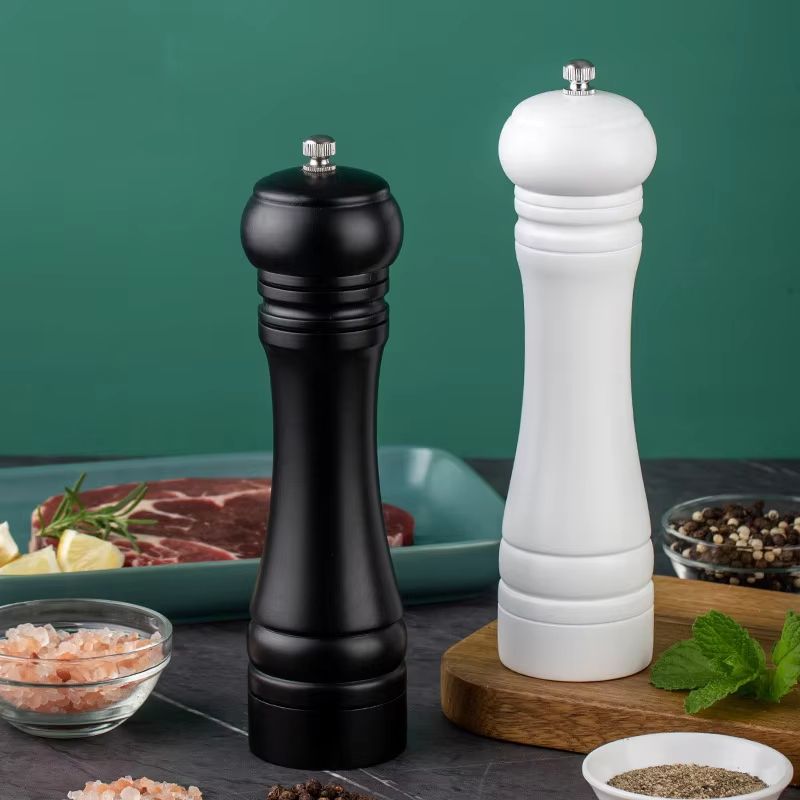 Manual 8Inch Salt And Pepper Grinder Adjustable Ceramic Spice Mill For Kitchen 2