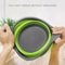 Collapsible Silicone Colander Drain Basket Folding Vegetable And Fruit Washing Strainer 4