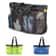 Extra Large Foldable Beach Bag With Mesh Breathable Panels And Zippered Side Pockets 0