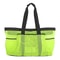 Extra Large Foldable Beach Bag With Mesh Breathable Panels And Zippered Side Pockets 8