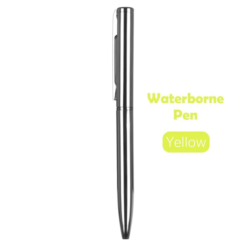 Mini Portable Metal Ballpoint Pen With Waterborne Ink And Multiple Color Refills 9