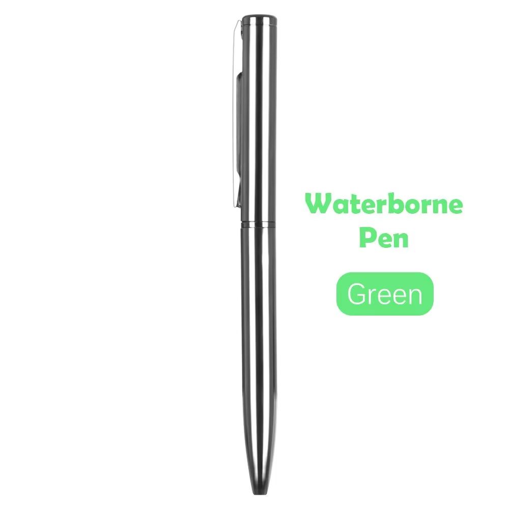 Mini Portable Metal Ballpoint Pen With Waterborne Ink And Multiple Color Refills 10
