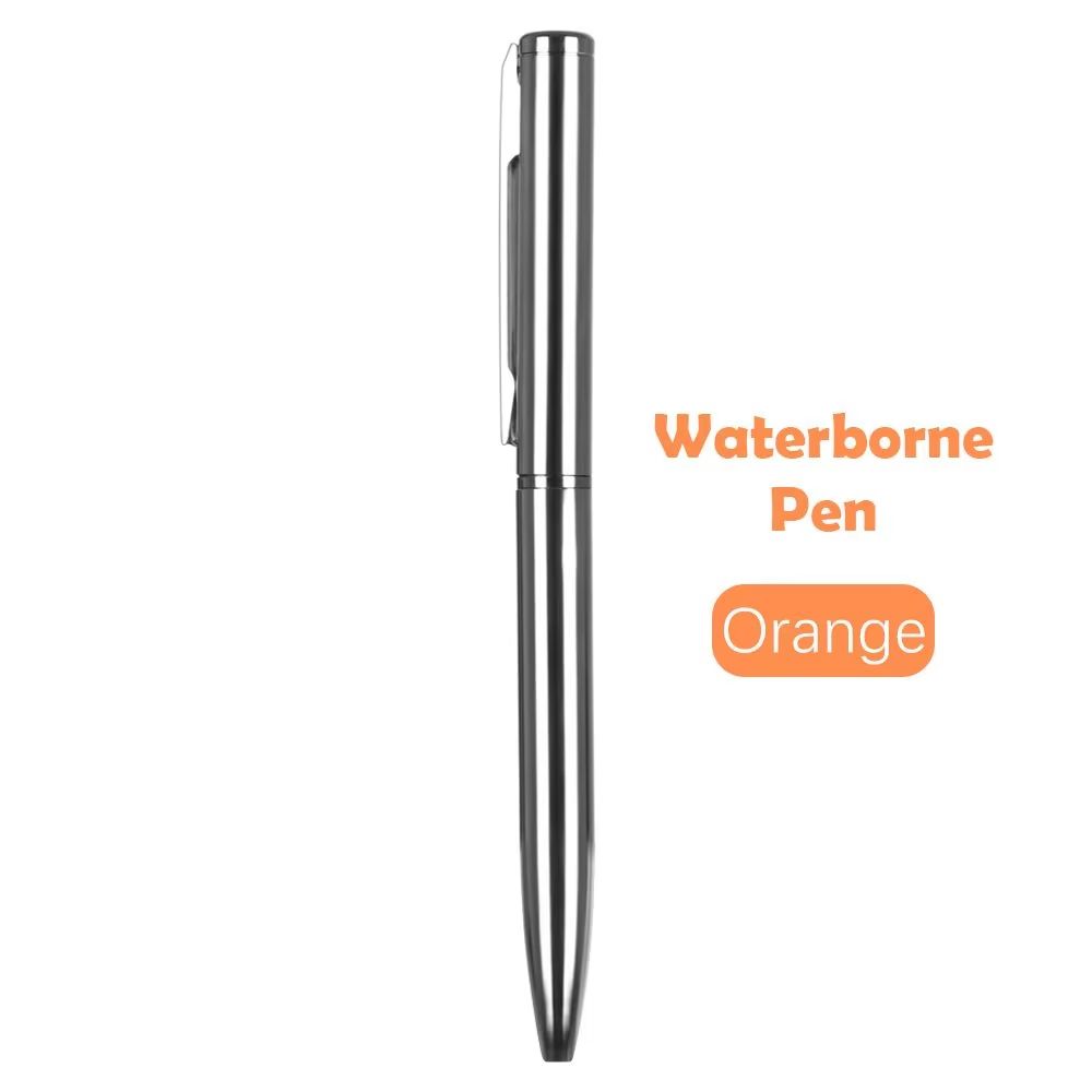 Mini Portable Metal Ballpoint Pen With Waterborne Ink And Multiple Color Refills 11