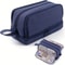 MultiCompartment Large Capacity Pencil Case With Transparent Partition 12