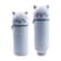 Silicone Cartoon Animal Pencil Case Foldable Pen Pouch With Zipper 3
