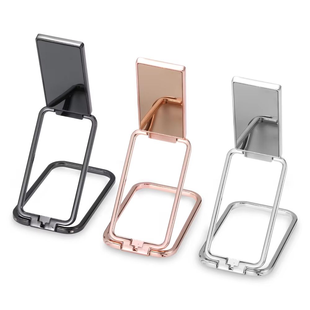 360 Rotating Foldable Phone Stand With UltraThin Metal Ring Holder And MultiAngle Kickstand 1