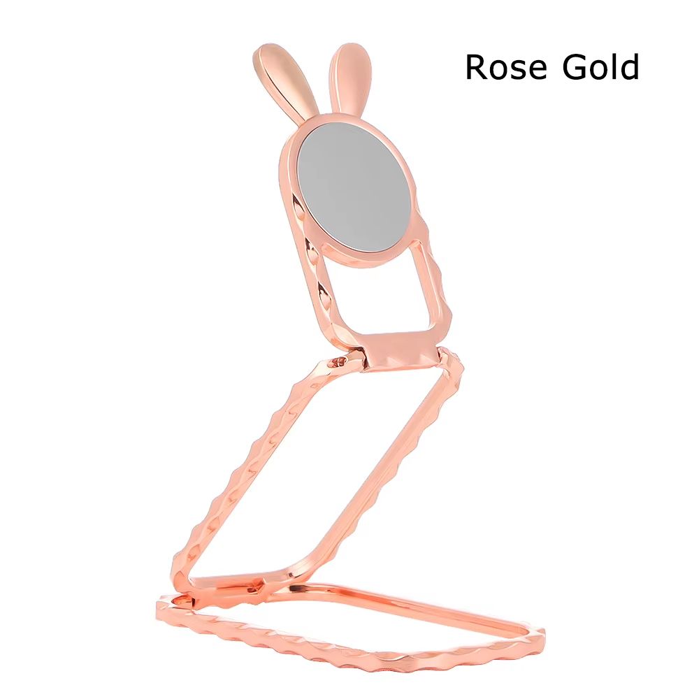 360 Rotating Foldable Phone Stand With UltraThin Metal Ring Holder And MultiAngle Kickstand 14