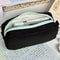 Simplicity Solid Color Large Capacity Pen Bag With Zipper Portable Stationery Pouch 7