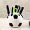 SoccerShape Desktop Pen And Toothbrush Holder Football Style Pencil Organizer 0