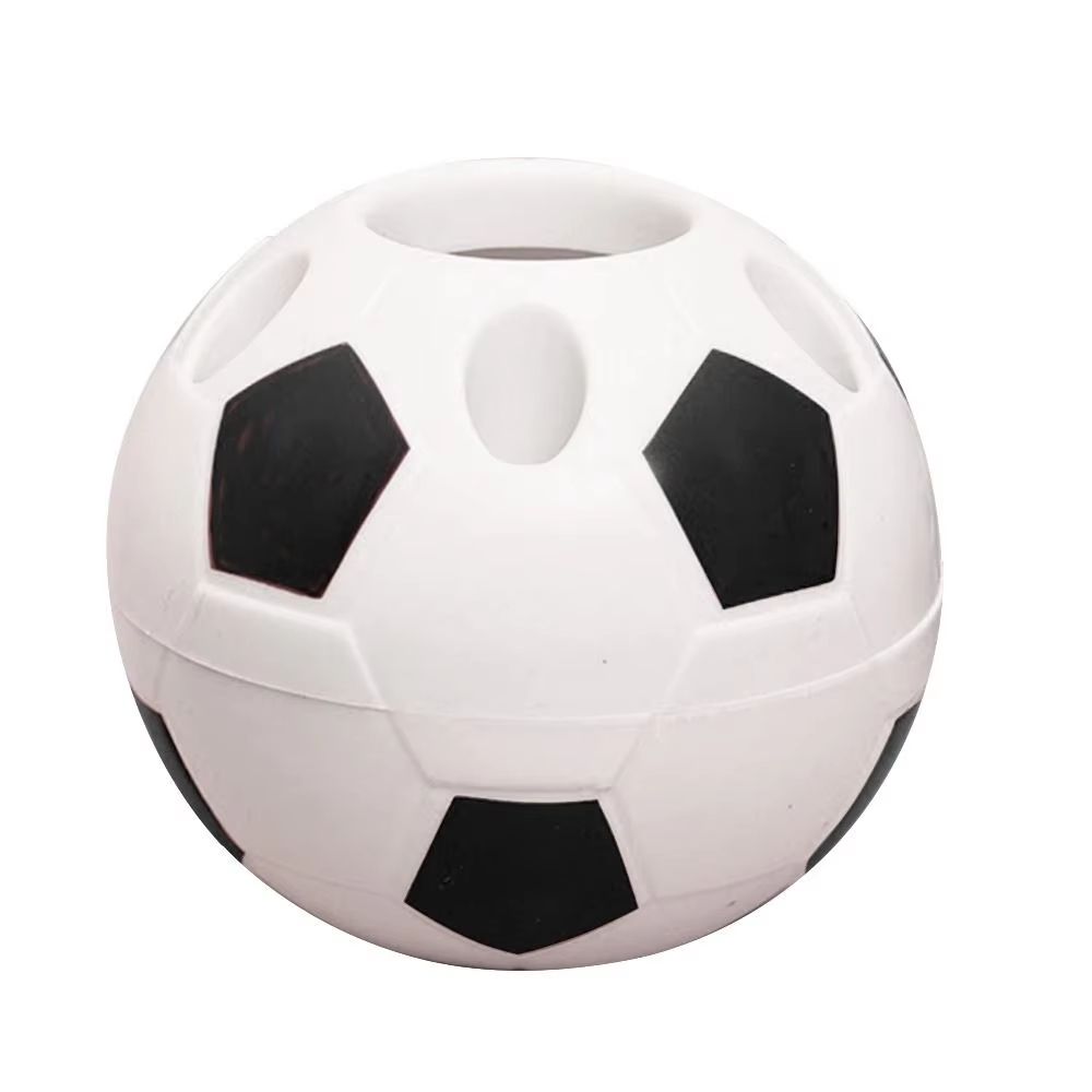 SoccerShape Desktop Pen And Toothbrush Holder Football Style Pencil Organizer 6