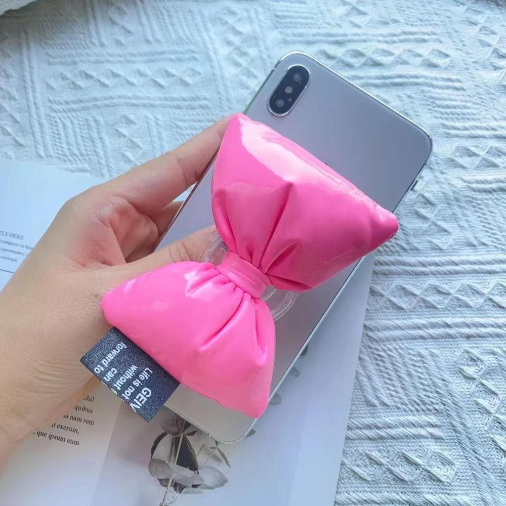 Cute 3D Down Jacket Bowknot Phone Grip Ring Holder For IPhone Samsung Devices 2