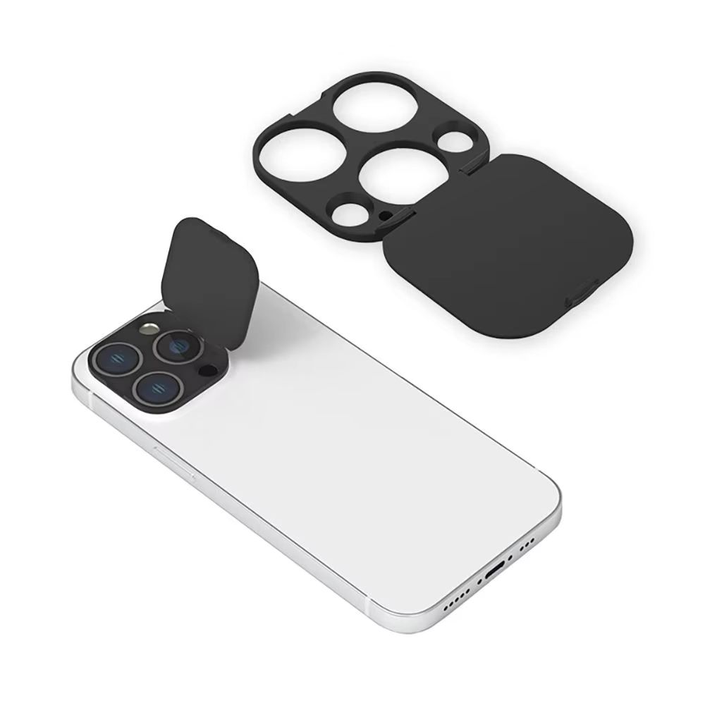 Back Camera Lens Flip Cover Protector With Privacy WebCam Sticker For IPhone 13 Pro Max And 13 Mini 0