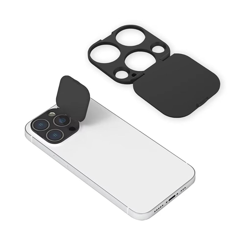 Back Camera Lens Flip Cover Protector With Privacy WebCam Sticker For IPhone 13 Pro Max And 13 Mini 0