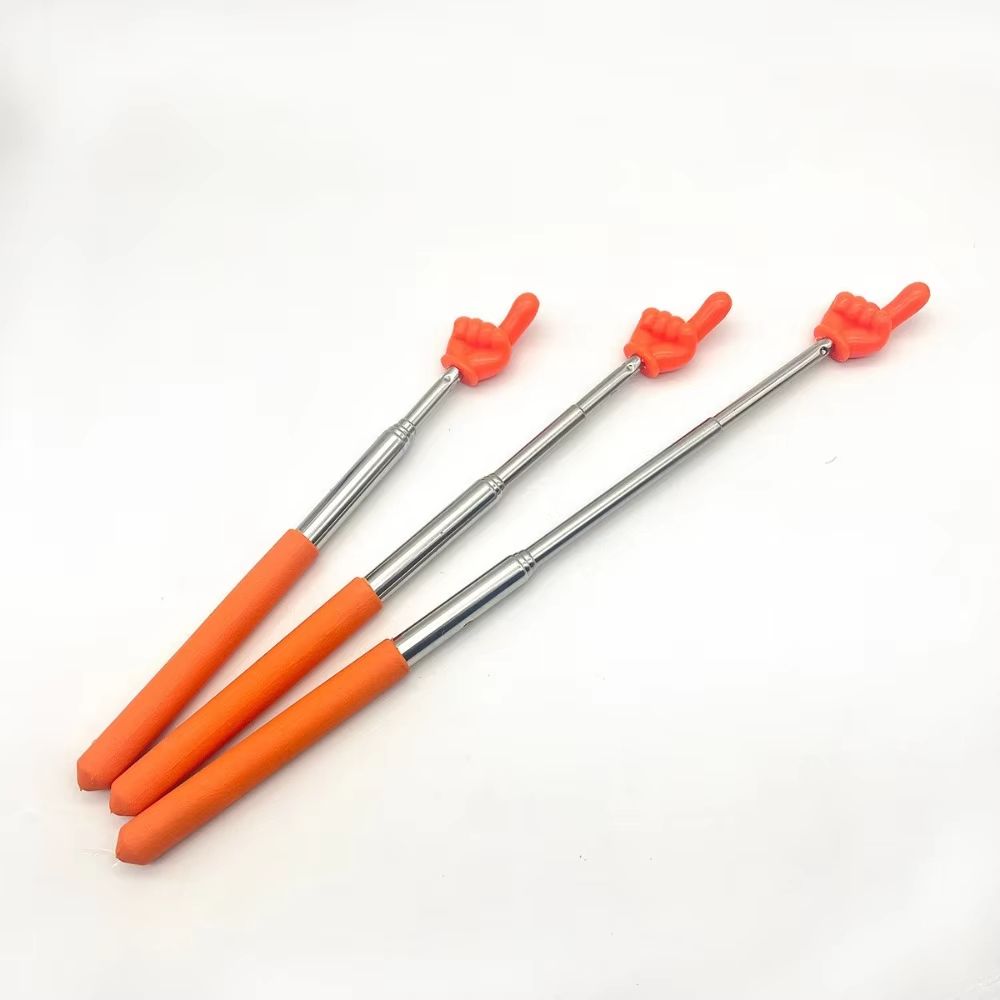 Stainless Steel Telescopic Teaching Pointer Rod With Finger Grip For Teachers 16