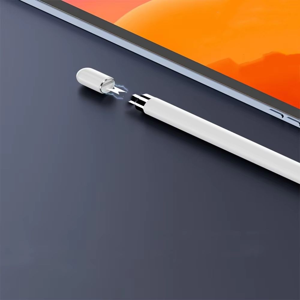 3Piece Magnetic Charging Cap Stylus Replacement Caps With BuiltIn Smart Chip For Apple Pencil 1 2