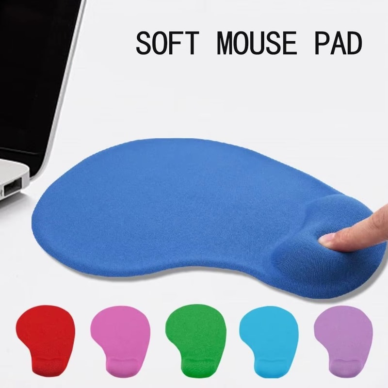 Office Mousepad With Gel Wrist Support Ergonomic NonSlip Gaming And Desktop Wrist Rest 3