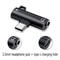 2in1 USBC To 35 Mm Jack And Charging Adapter With 90 Elbow Alloy Connector 5