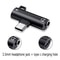 2in1 USBC To 35 Mm Jack And Charging Adapter With 90 Elbow Alloy Connector 7
