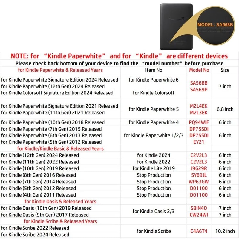 Kindle Paperwhite Smart Folio Case With Auto Sleep Wake Protective Cover 5