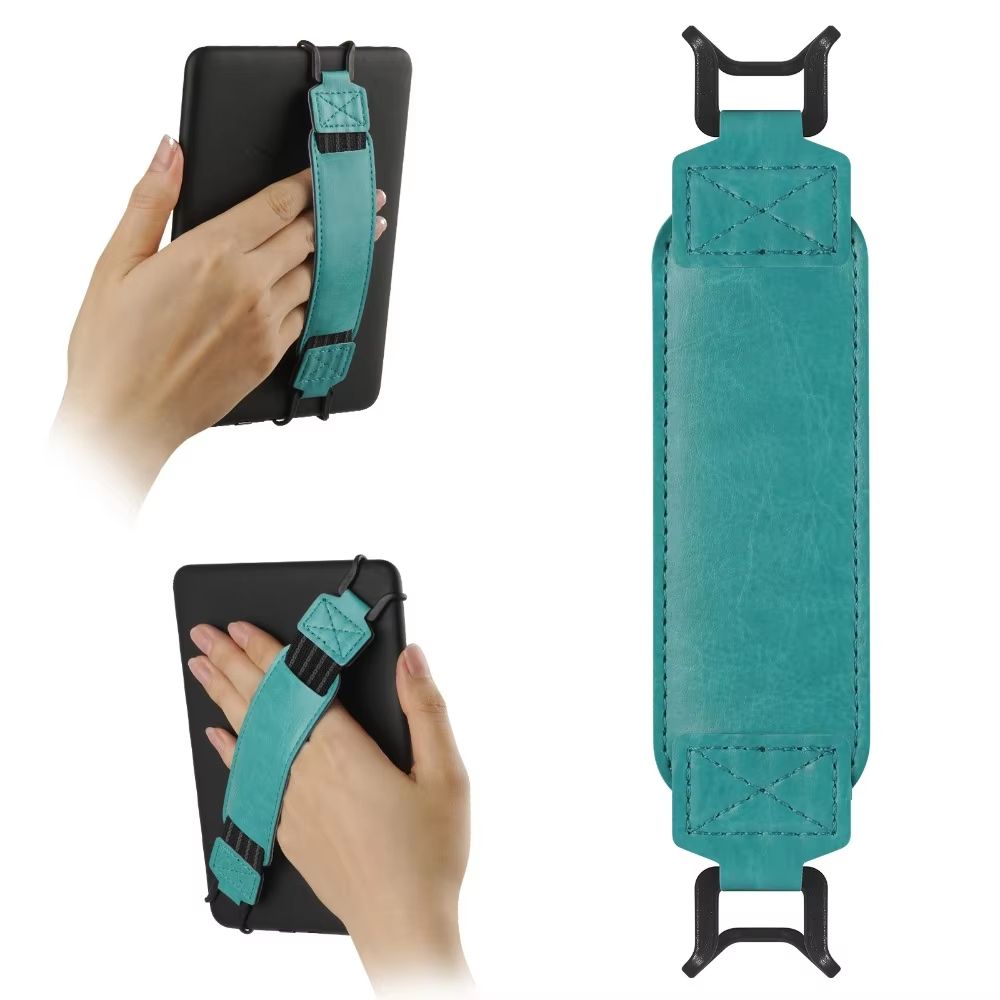 Universal Leather Tablet Hand Strap With AntiSlip Finger Grip Holder 11