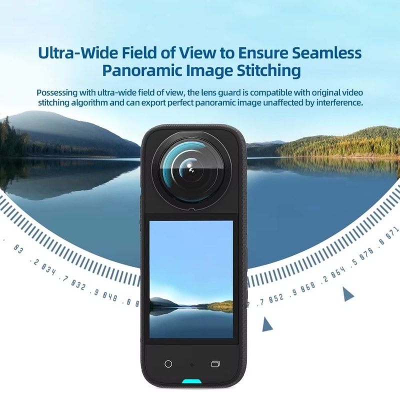 Insta360 X3 Dual Sticky Lens Guards With Waterproof Mirror Lens Protection 2