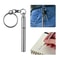 Stainless Steel Telescoping Key Ring Ballpoint Pen Portable Everyday Carry 0