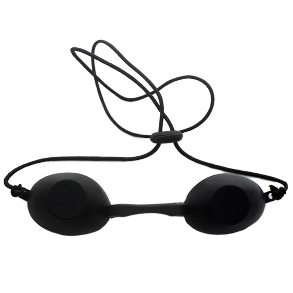 Adjustable Silicone Laser Protective Eye Mask With Tanning Goggles 6