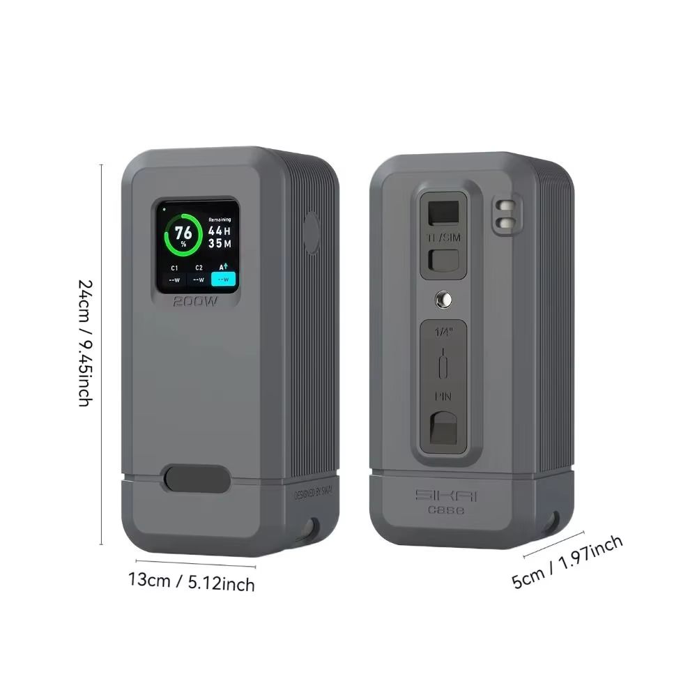 Shockproof Silicone Protective Case With Dustproof AntiDrop Cover For Anker Prime Power Bank 2