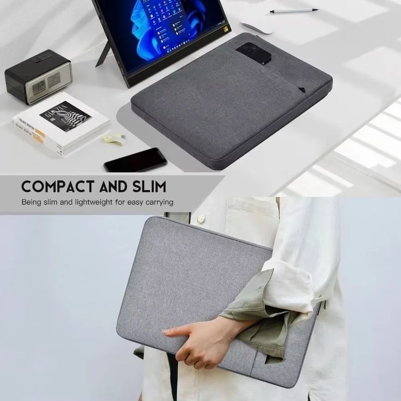 Shockproof WaterResistant Padded Laptop Sleeve Bag For 1331415 Inch 5