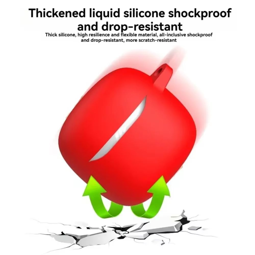 Silicone Shockproof Earphone Case With AntiDrop Protective Cover And Hook For JBL Tune Flex 2 1