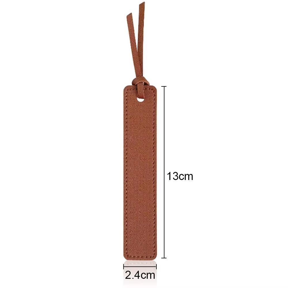 Vintage Leather Bookmark With Classic Tag Read Marks Stationery 5