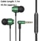 Portable 35mm InEar Deep Bass NoiseCanceling Stereo Earphones 5