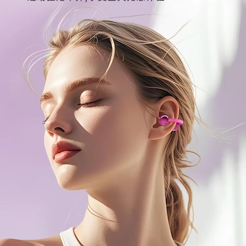 Touch Control Open Ear Wireless Earphones With LED Power Display And Sports Ear Clip 1