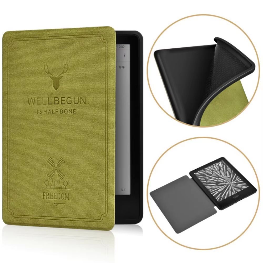 Auto SleepWake PU Leather Shockproof EReader Case For Kindle Paperwhite 7 Inch 7