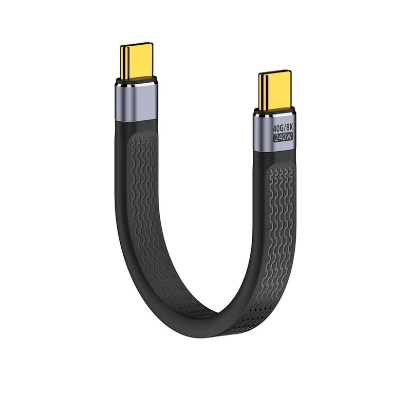 Professional USB40 USBC To USBC Cable 8K 60Hz With 40Gbps Data And PD 240W Fast Charging 6
