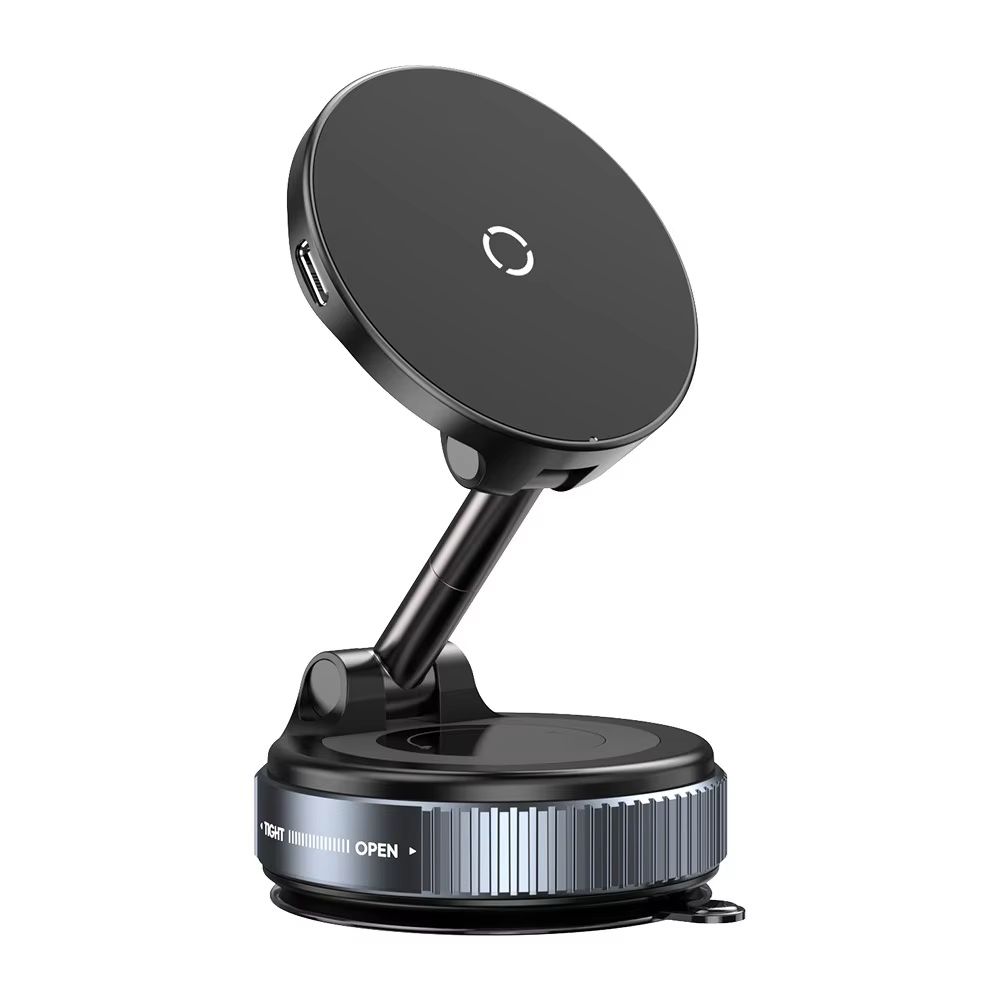 Portable Wireless Magnetic Phone Holder With Suction Cup Foldable Navigation Stand 6