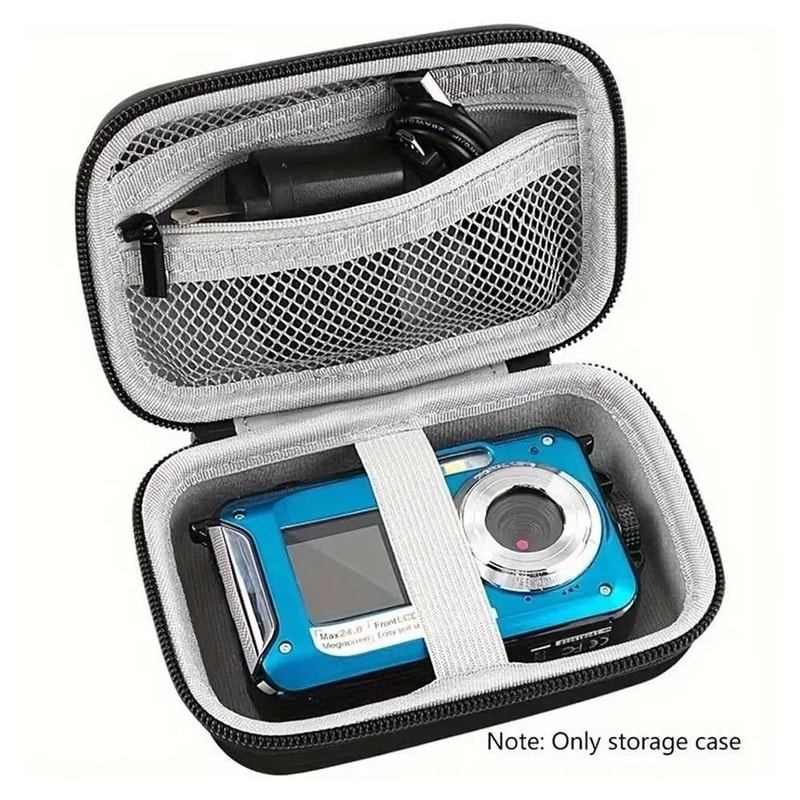 Waterproof Hard Camera Carrying Case With Shockproof Protection For Compact Cameras 8