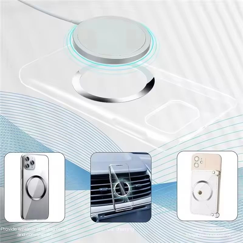 Universal Magnetic Metal Plate Ring 10Pack For MagSafe Wireless Charger And Car Holder 3